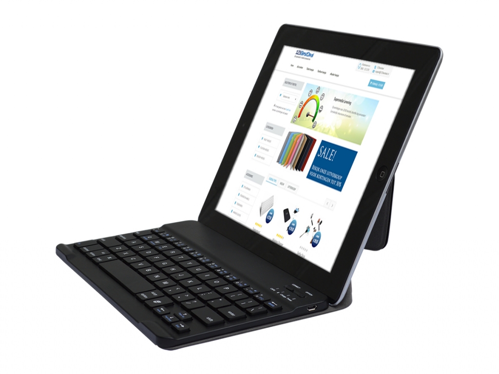 Luxe Bluetooth keyboard voor Yarvik Nimity smp40 200  | zwart | Yarvik