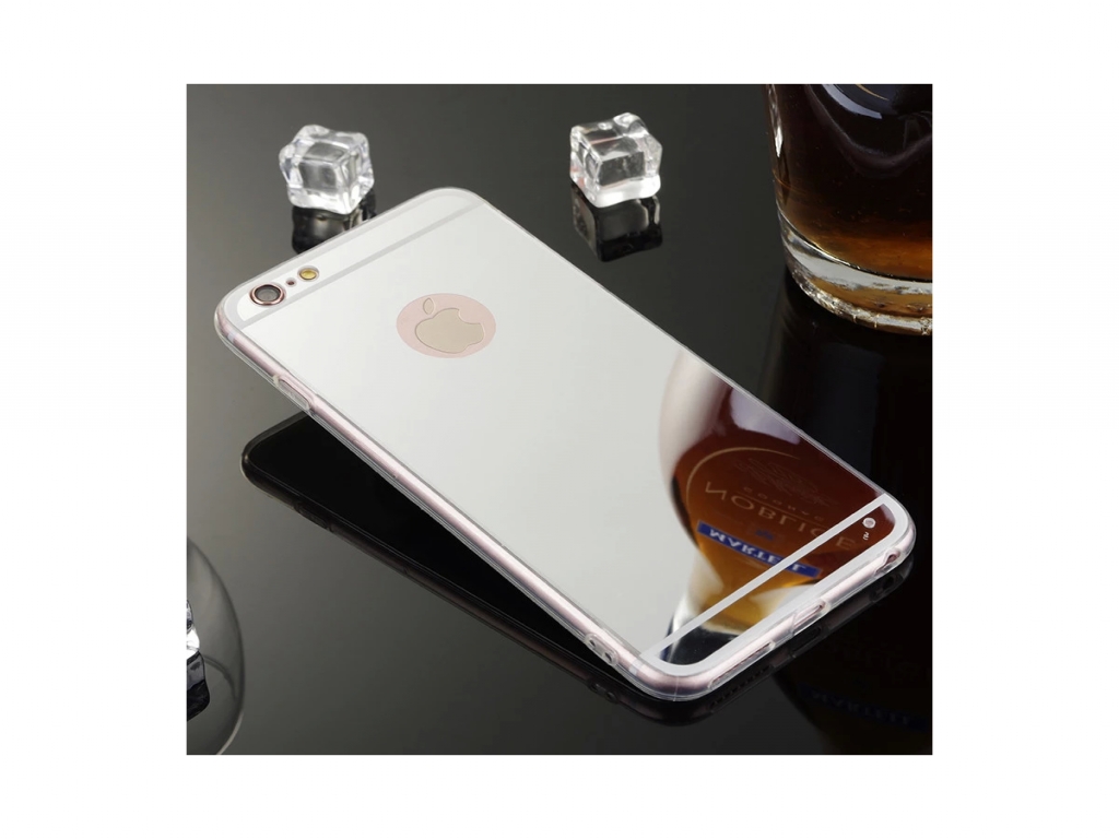 Flexibele Soft Case voor de Iphone 4s met spiegel | goud | Apple