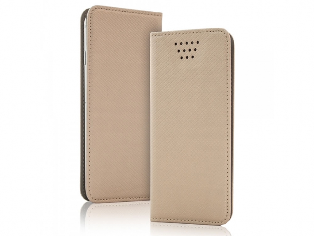 Smart Magnet luxe book case Samsung Galaxy j3 pro | goud | Samsung