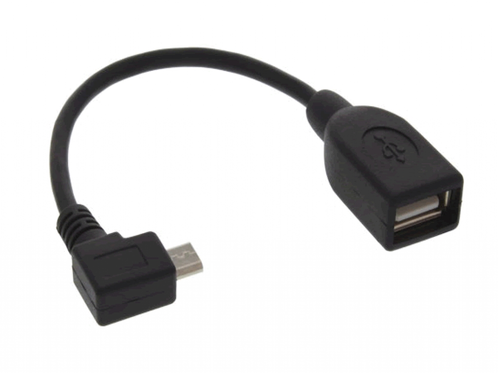 Micro > USB OTG kabel voor Medion Life p4013  | zwart | Medion