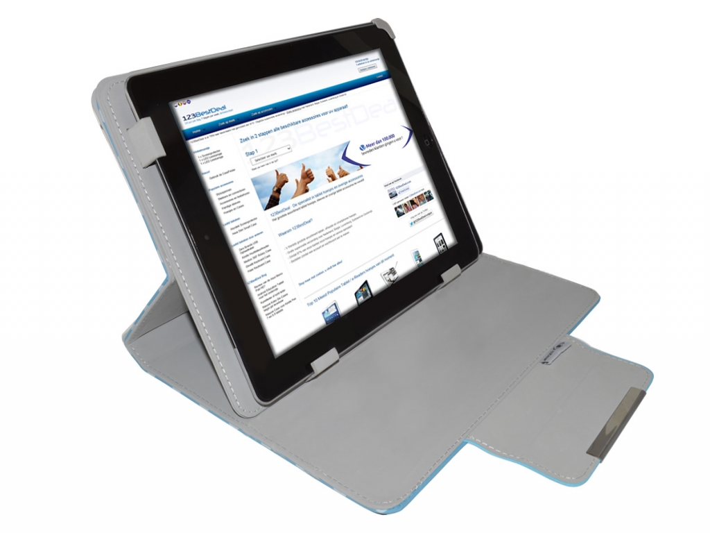 Lenovo Thinkpad tablet 2 Diamond Class Polkadot Hoes met Multi-stand | blauw | Lenovo