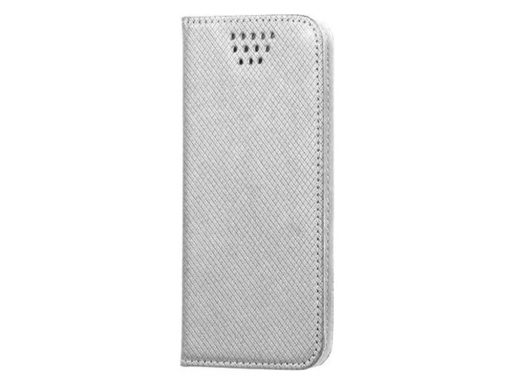 Smart Magnet luxe book case Kurio Smartphone | zilver | Kurio
