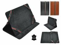 Universele 7 inch Echt Lederen Tablet hoes, verkrijgbaar in de kleur zwart en bruin voor de Lenovo Tab a8
