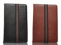 Universele Large 7 inch Premium Tablet hoes, verkrijgbaar in de kleur zwart en bruin voor de Lenovo Tab a8
