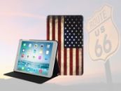 Ipad mini 3 USA Book Case met vintage Amerikaanse vlag