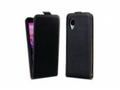 Luxe lederen Google Nexus 5 Flip Case
