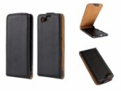 Leren Flip Case voor de Sony Xperia Z1 Compact