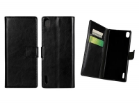 Leren Wallet Book Case voor Huawei Ascend P7