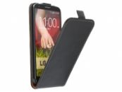 Lederen LG G2 Flip Cover