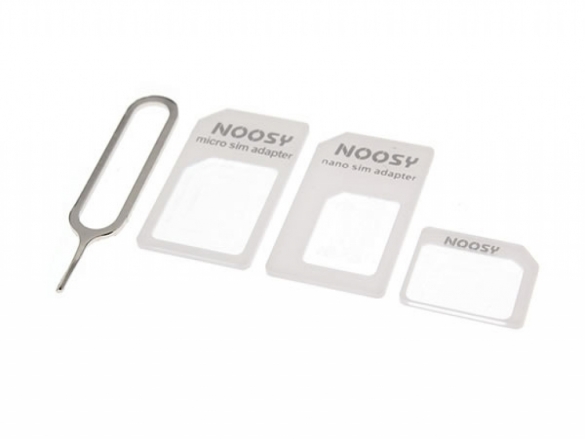 Handige 3-in-1 sim adapter set voor Nano en Micro simkaarten. Geschikt voor General mobile Discovery 2 Simkaart adapter set
