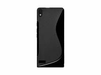 Siliconen TPU gel skin case voor Huawei Ascend P6