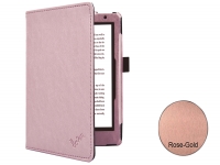 Op maat gemaakte hoes met sleep functie voor Kobo Aura one in Rose Gold goud