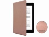 Op maat gemaakte hoes met sleep functie voor Kobo Aura one in Rose Gold