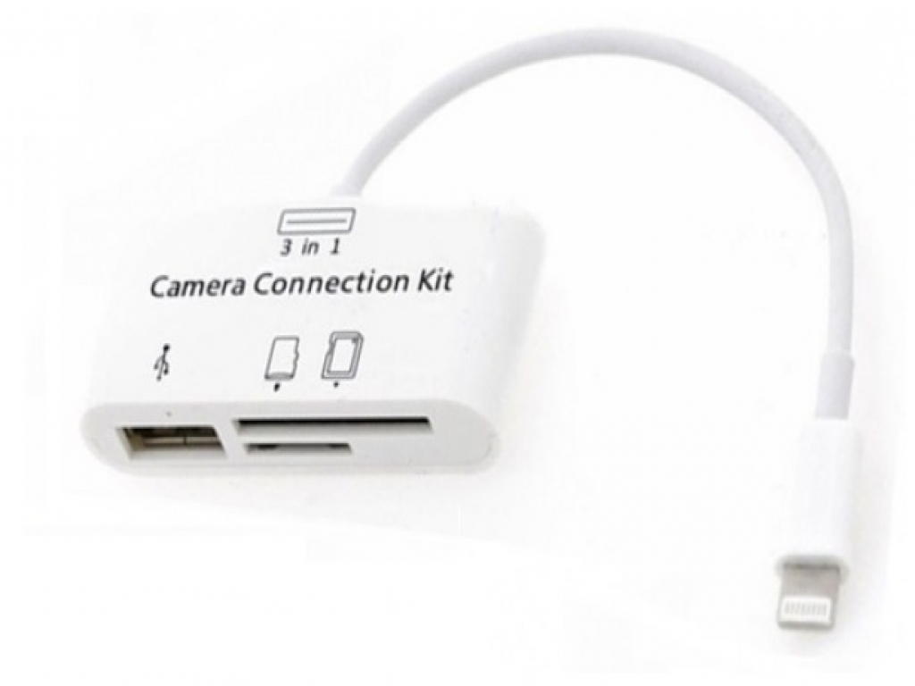 Camera Connection Kit voor Ipad pro 10.5 inch 2017 3in1 Reader