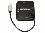 OTG USB Hub en Card Reader geschikt voor  