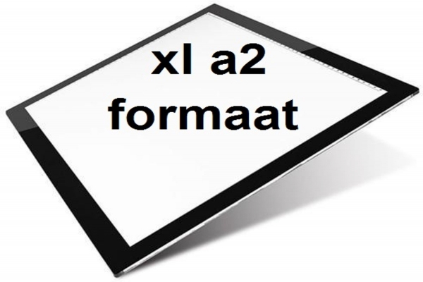 XL  A2 LED licht Lichtbak / Tekentafel / Lichttafel / Lightpad Pro