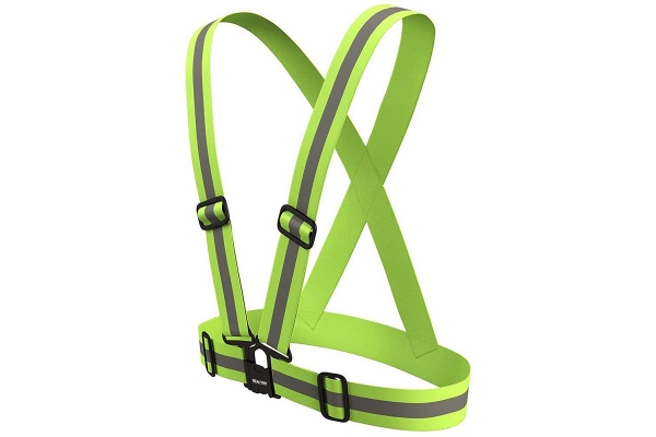 Reflecterende veiligheidsriem, verstelbaar (geel)
