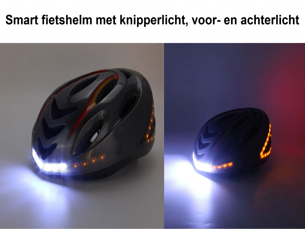 smart bike helmet with lights