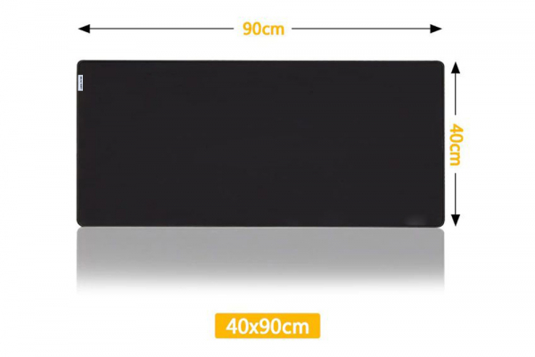 Zwarte XXL Muismat | Antislip muismat | 90x40