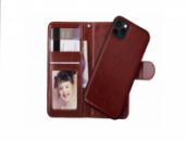 Luxe Iphone xr Wallet Case met uitneembare houder