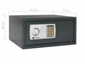 Elektrische Kluis met Cijferslot en Noodsleutels, 25 liter