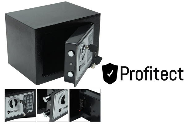 Elektrische Kluis met Cijferslot en Noodsleutels, 4.5 liter