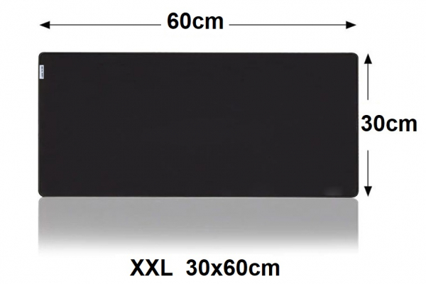 Zwarte XXL Gaming Muismat | Antislip muismat | 60x30