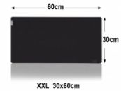 Zwarte XXL Gaming Muismat | Antislip muismat | 60x30