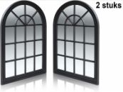 Gotisch Kerkraam Tuinspiegels | Buitenspiegel | 2 stuks