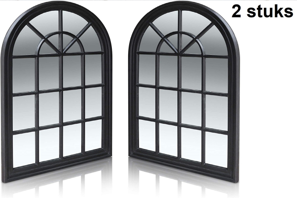 Gotisch Kerkraam Tuinspiegels | Buitenspiegel | 2 stuks