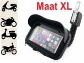 Universele regenbestendige telefoonhouder Apple Iphone 7 plus voor Motor/Scooter/Brommer met Zonneklep