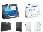 Zwarte perfect passende hoes voor de Samsung Galaxy tab 3 10.1 gt p5200