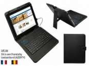 AZERTY Keyboard Case, kleur zwart voor  