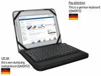 Duitse Bluetooth Keyboard Case voor Universeel 9.7 inch